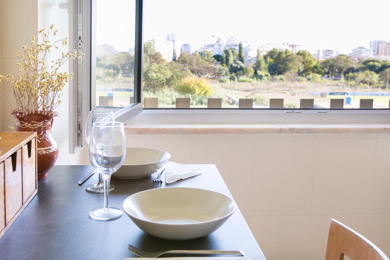 Apartamento Central Setubal Sossegado E Com Luz Екстериор снимка